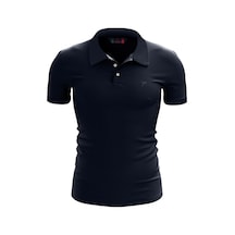 Erkek %100 Pamuk Polo T-shirt Rcpt108 Lacivert