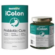 Black Natural Icolon Bağırsak Probiotic Cure