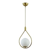 Deco Özel Tasarım Salon - Mutfak - Cafe Eskitme Renk Beyaz Camlı Tekli Avize Diğer