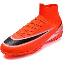 Heamor Erkek Futbol Ayakkabıları Halı Saha Krampon Erkek Futbol Ayakkabıları Eğitim Sneakers Futbol Taraftarları Ayakkabı - Orange 2 R