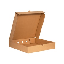 Kraft Lahmacun - Pizza Kutusu 33x33x6 Cm - 50 Adet