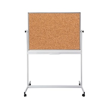 120X200 Mobil Ayaklı Tek Taraflı Mantar Pano+Ayak