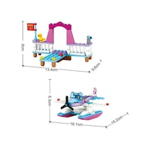 Ausini Fashion Girl 161 Parça Deniz Uçağı Ve Rıhtım