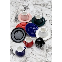 Nadia Porselen 12 Parça 6 Kişilik Kahve Takımı