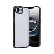 Newface - 201 - İphone 16e Kılıf Razer Lensli Silikon - Matxzngz - - Siyah Sıyah