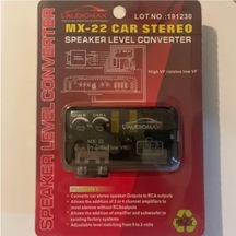 Foxusaudiomax Mx-22 Dönüştürücü Teyp Anfi Çıkış Çevirici Mx-22 Teyp Dönüştürücü Uyumlu