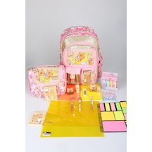 X Dekomus Capybara Golden Dream Collection Kırtasiye Seti Büyük Boy Okul Çantası Ve Beslenme Çantası Altın