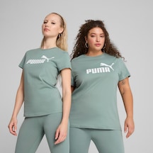 Puma 68237130 Ess No. 1 Logo Tee Kadın Spor Tişört Yeşil