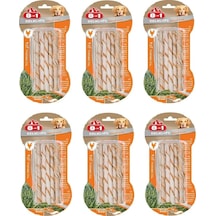 8in1 Delights Twisted Sticks Tavuklu Burgu Köpek Ödülü 55 Gr. X 6 Paket