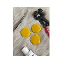 Sarı Altıgen Sanatsal Mozaik 48x48mm 100gr