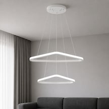 Uven 2'li Led Sarkıt Avize Beyaz Işık
