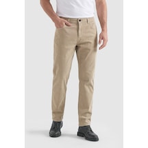 Bisse Bej İnce Fitilli Kadife Erkek Pantolon Pns26k26201 07