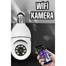 Northcity 360 Dönen Wifi Ampul Görünümlü Ptz Ev Kamerası - Akıllı Güvenlik Çözümü