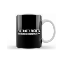 Members Around The Globe The Flat Earth Society Kupa Bardak Porselen Karışık