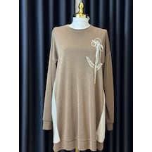 Fuat Gürşen Fg-26y5366-k Kahve Renk Tunik Çok Renkli