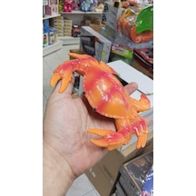 Plastik Oyuncak Büyük Boy Yengeç 20 Cm