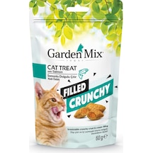 Garden Mix Somon Balık Dolgulu Çıtır Kedi Ödülü 60 Gr