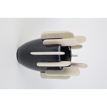 Vitale Seramik Siyah Işın Vazo 22 22 33 Cm Ak.kd0040 Renkli