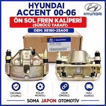 Accent 00-06 Ön Sol Fren Kaliperi Sürücü Tarafı 58180-25a00
