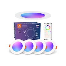Smart Led Spot Lamba, 6000k Beyaz, 220v, Telefon Uygulaması İle Kontrol Edilebilir, Rgb Renk De