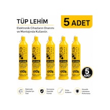 Kurtel Tüp Lehim 60/40 1,2 Mm - 60 Kalay 40 Kurşun 1.2 Mm Pastalı Tüp Lehim 25 Gram - 5 Adet