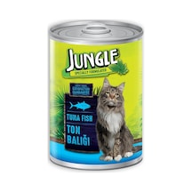 Jungle Ton Balıklı Yetişkin Konserve Kedi Maması 415 G