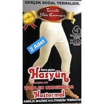 Hasyün Erkek Don Yün Içlik Termal Içlik Doğal 2 Adet