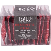 Tea Co. Destiny's Chai Tarçın & Karanfilli Siyah Çay Müslin Torba 12 x 2 G