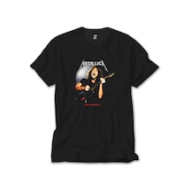 Metallica Kirk Hammet Guitar Siyah Tişört Siyah