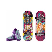 Hot Wheels Skate Retro Temalı İkili Parmak Kaykay Ve Ayakkabı Paketleri Hxl17-hxl19 Renkli