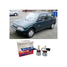 Citroen Ax Led Xenon Uzun + Kısa Far Ampulü H4 Duo Yeni Seri Beyaz