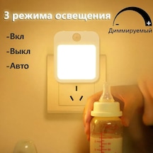 Geeroyoo Hareket Sensörlü Led Gece Lambası - Otomatik Açma/kapama, Ayarlanabilir Parlaklık, Enerji Tasarruflu Diğer