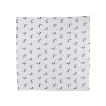 White Zebra Muslin Örtü