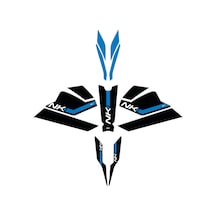 GP Kompozit  CF Moto 250 NK 2023-2024 Uyumlu Full Pad Seti Mavi