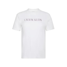 Calvin Klein Ss Classıc Varsıty L, Yaf Beyaz Kadın T-shirt