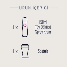 Professional Tüy Dökücü Sprey Krem Hassas Ciltler İçin 150 Ml