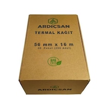 56x16 Termal Pos & Yazarkasa Kağıdı 1 Koli 210 Rulo