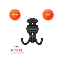 Kemerli Askı, Metal Vestiyer Askısı, 64 Gr, Dolap Ve Duvar Askılığı, Matsi Yah Vidalı