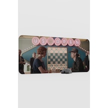 The Queen's Gambit V5 90x40 Xxl Gaming Kauçuk Kaymaz Taban Mouse Pad Fare Altlığı