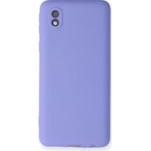 Samsung Galaxy A01 Core Kılıf First Silikon - Lila Çok Renkli