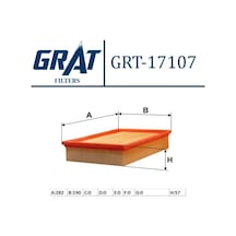 Grat 17107 Hava Filtresi Ford: Focus Cmax 1.6 Benzinli 04