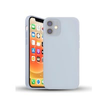 Bix Apple Uyumlu iPhone 11 Silikon Kılıf Güçlü Koruma Darbe Emici Gök Mavisi