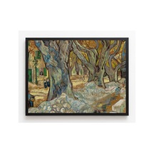 Klasik Sanat Van Gogh Büyük Çınarlar Çerçevesiz Poster 21x30 Cm A4 Tablo Yağlı Boya Sanat Baskı