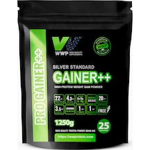 Wwp Pro Gainer++ Silver Standard 1250g Çilek Aromalı. Çilek