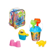 04063 Stitch Resimli Sırt Çantası Plaj Seti