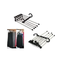 Pantolon Askılık 5 Li Hareketli Askı - Metal - 1 - Beyaz Diğer