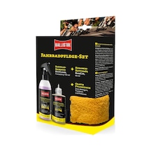 Ballistol Bisiklet Bakım Seti Köpük Temizleyici Seramik Zincir Yağı Mikrofiber Bez