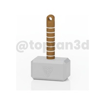 Thor Çekici Anahtarlık Hediyelik, 3d Temalı Anahtarlık
