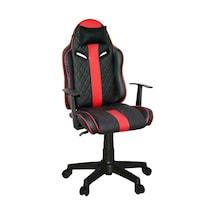 Türksit Quattro Mini Yönetici ve Oyuncu Koltuğu Siyah Kırmızı