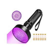 Uv 100 Led Mor işik Fener Sah-Te Para  Ultraviyole İdrar Siyah
